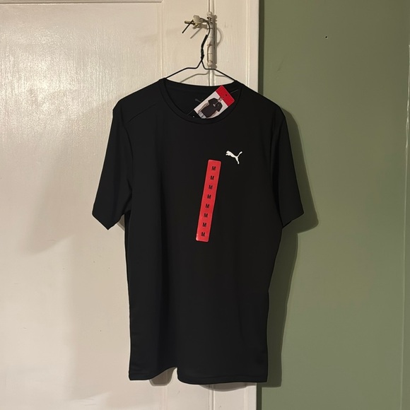 PUMA Men's Active Tee Black Medium Airy Short Sleeve Tee - Picture 9 of 14